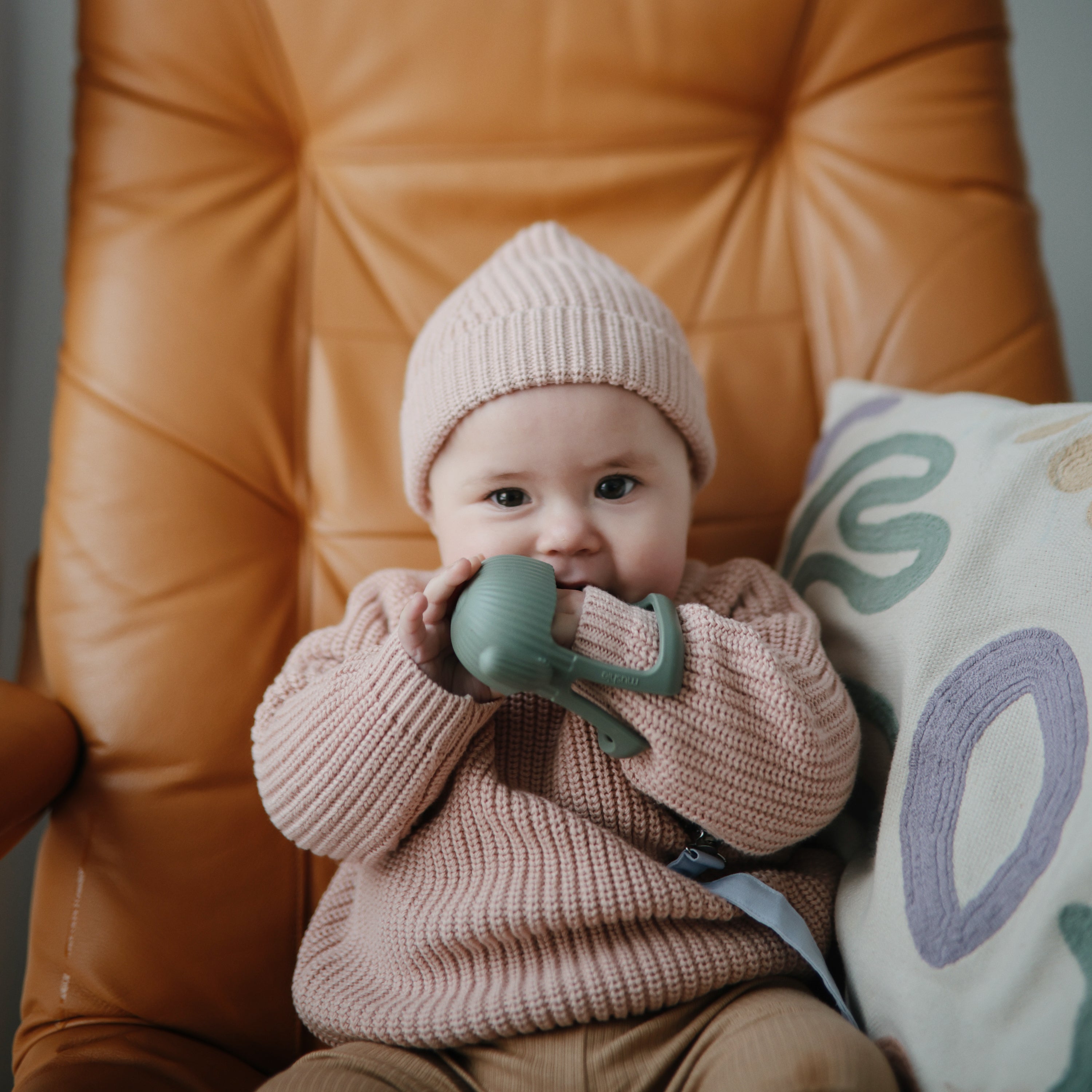 Image of No-Drop Cactus Teether (Dried Thyme)